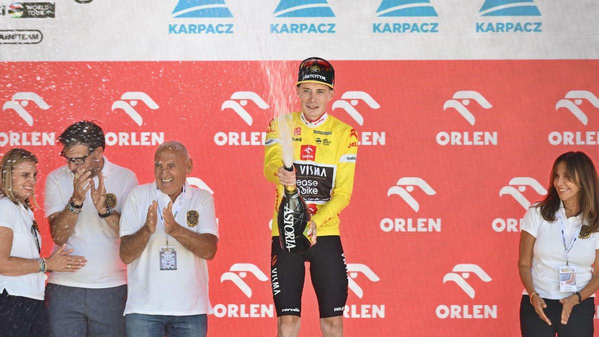 Vingegaard es el líder del Tour de Polonia.