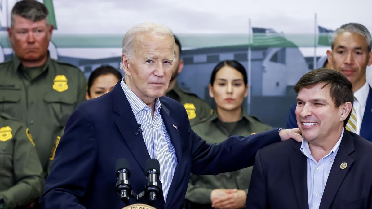 Joe Biden visita Brownsville, en la frontera entre Texas y México.