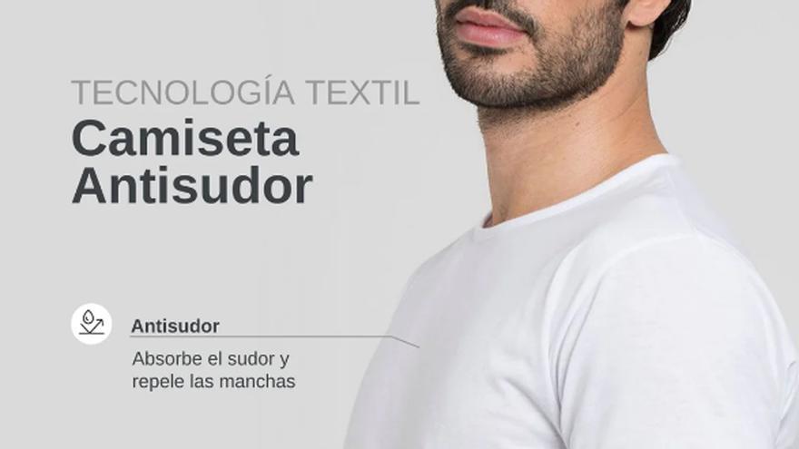 Camiseta de Sutran con tejido inteligente.