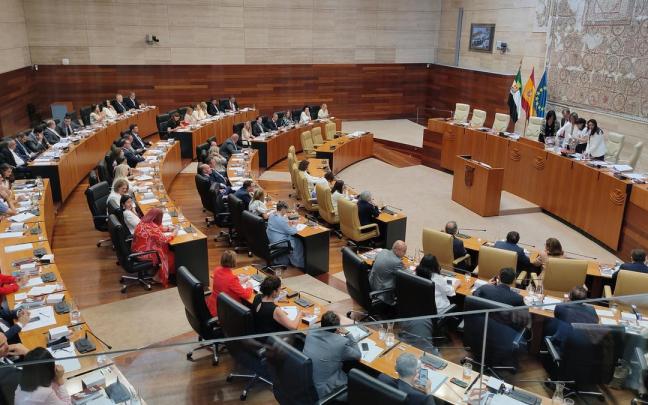 Sesión de la Asamblea de Extremadura.