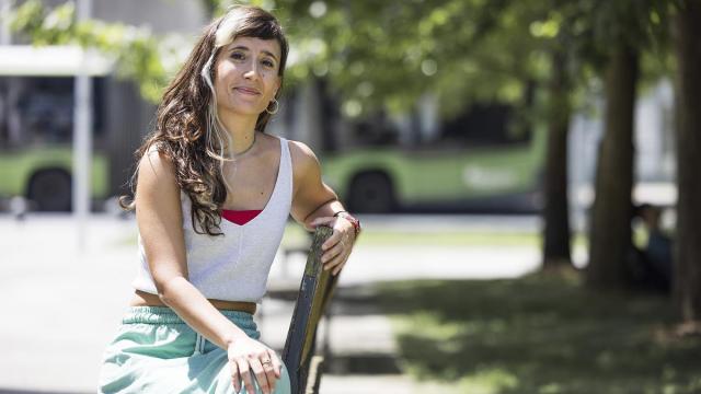 Mayte Santos, investigadora del grupo Gureiker de la EHU.
