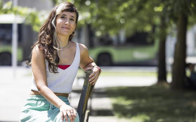 Mayte Santos, investigadora del grupo Gureiker de la EHU.