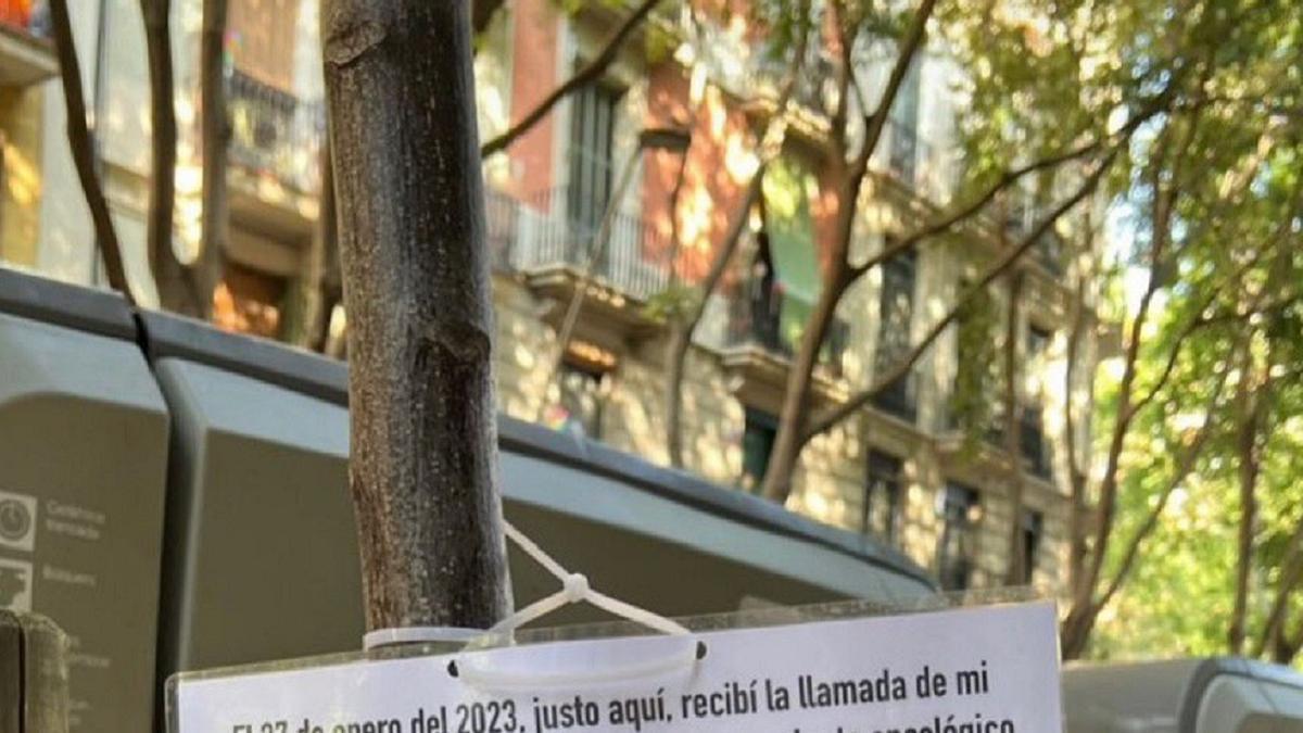 El comienzo del cartel.