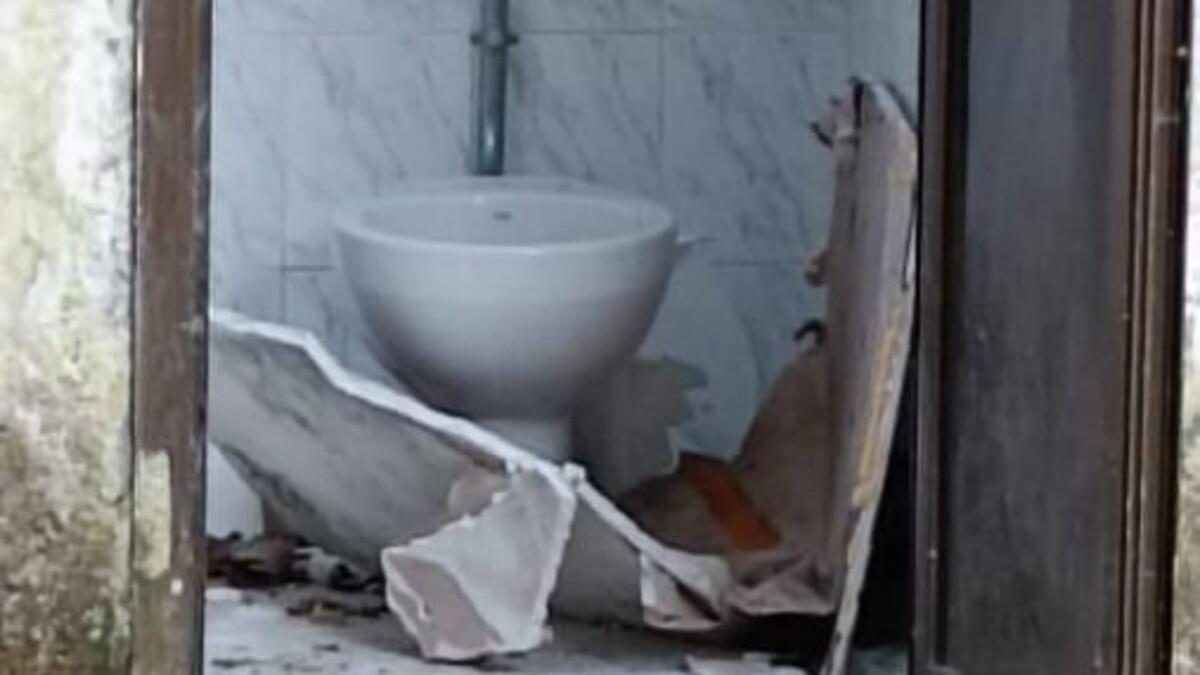 Imagen del estado del campamento de Bakio. M. C.