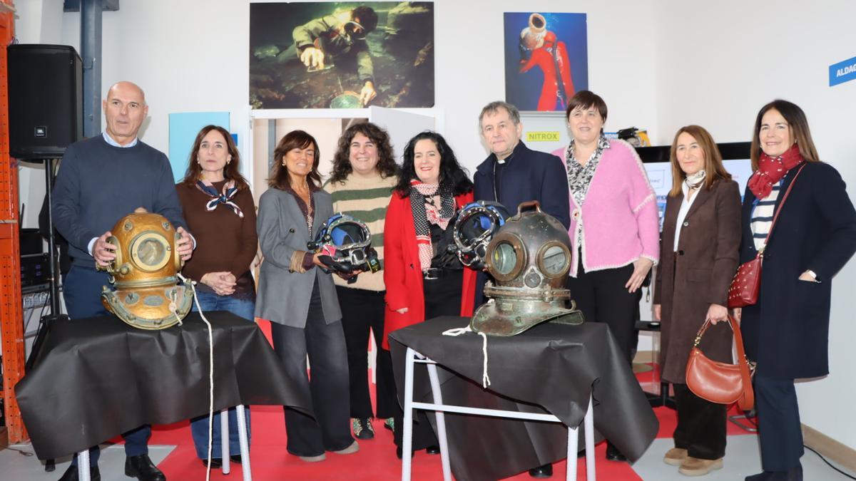 Responsables del Gobierno Vasco, la Diputación Foral de Bizkaia, el Obispado de Bilbao y la propia dirección del centro formativo.