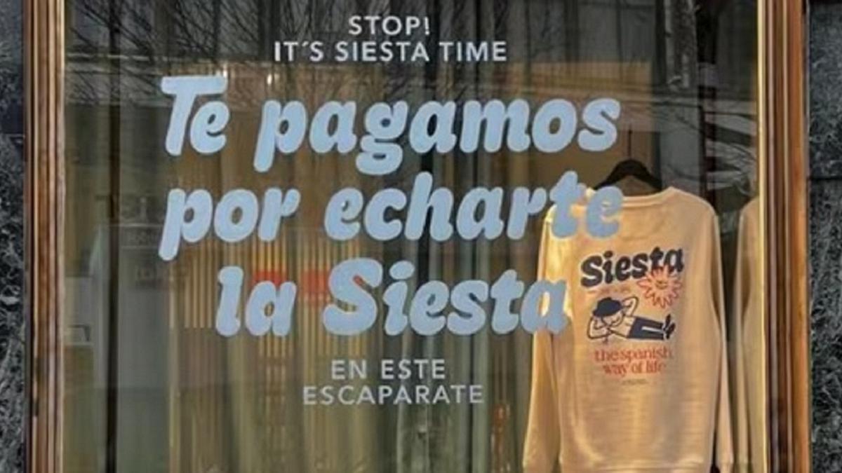 Una parte del escaparate.