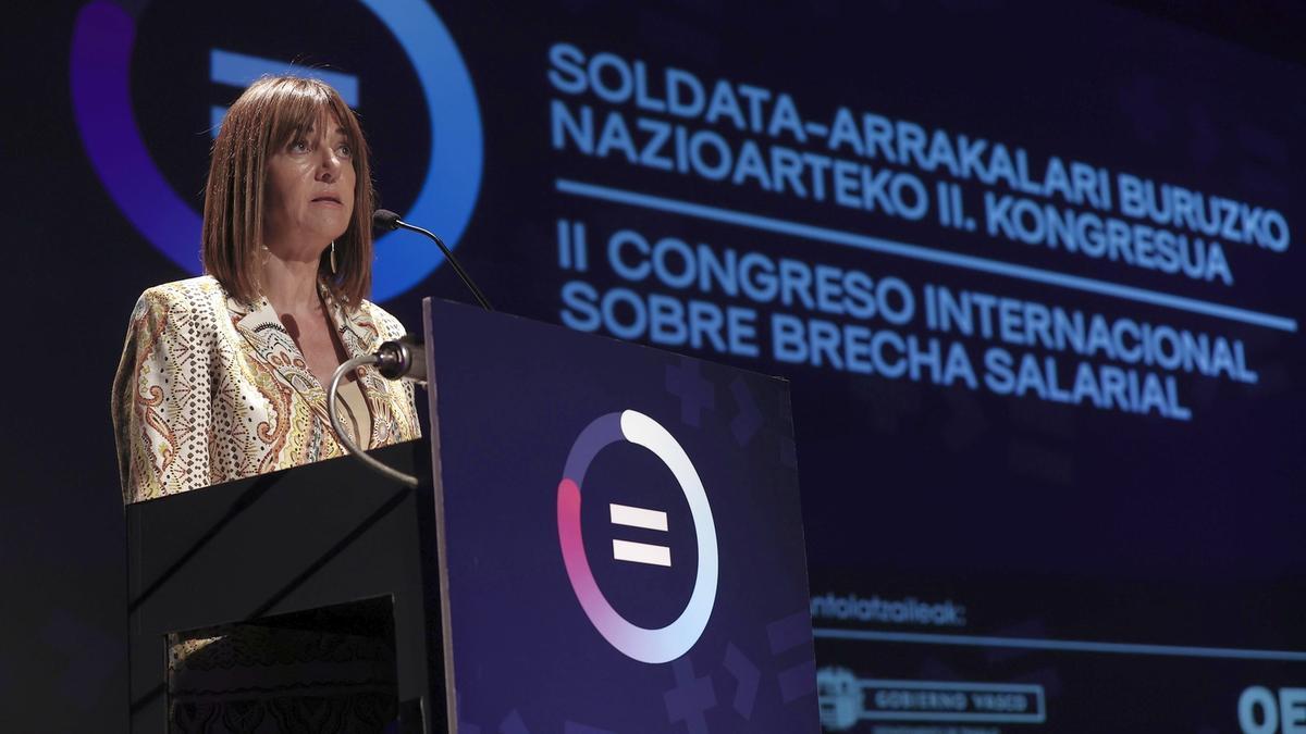 La consejera de Trabajo y Empleo del Gobierno vasco, Idoia Mendia.