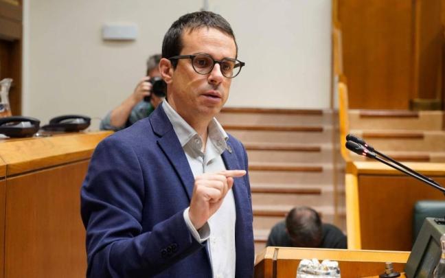 El portavoz parlamentario de EH Bildu, Pello Otxandiano
