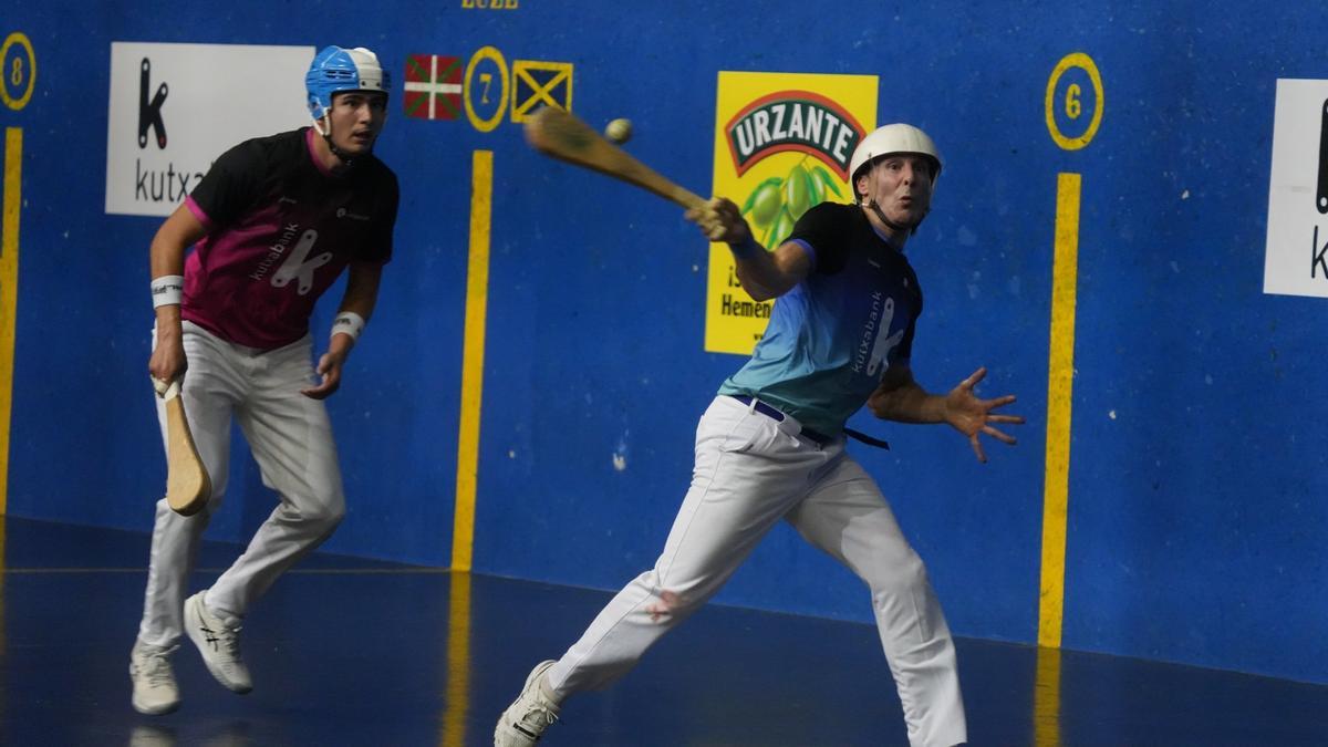 Román Maldonado e Iker Gordon ganan el Sopela Pro de pala de 2024 ante Gaubeka-Ibai Pérez.