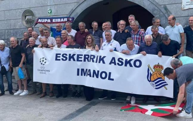 Reunión de veteranos del Eibar y de la Real en Ibarra / N.G.