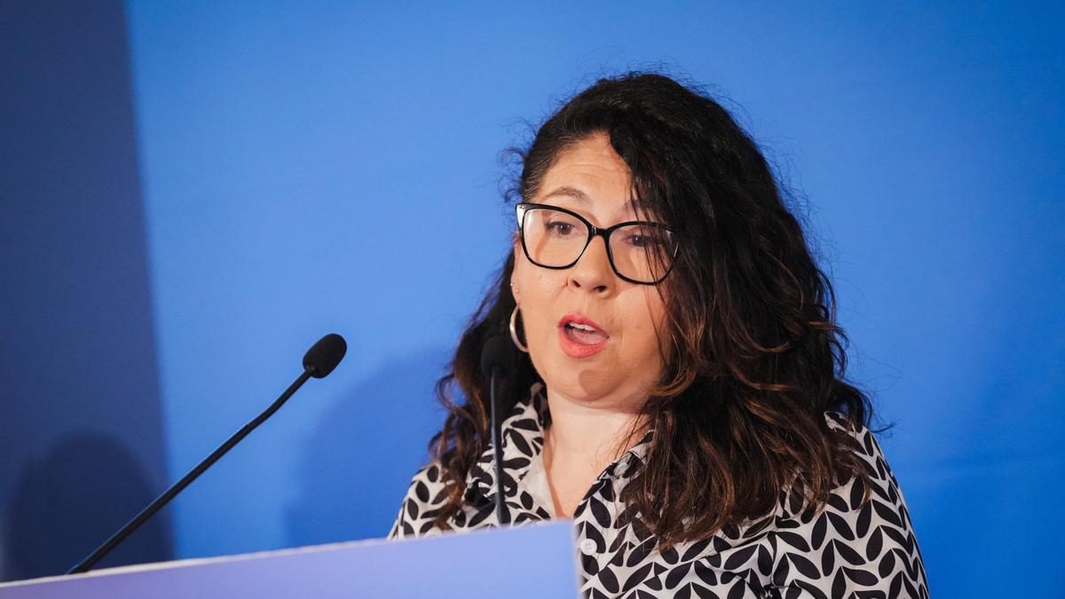 La coordinadora general de Podemos Andalucía, Raquel Martínez.