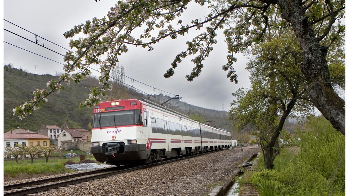 Tren de Cercanías de Renfe.
