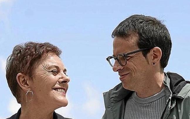 Aizpurua y Otxandiano, ayer en Lekeitio.