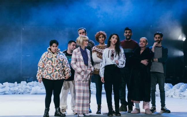 Una de las escenas del nuevo montaje que escribe y dirige Alfredo Sanzol.