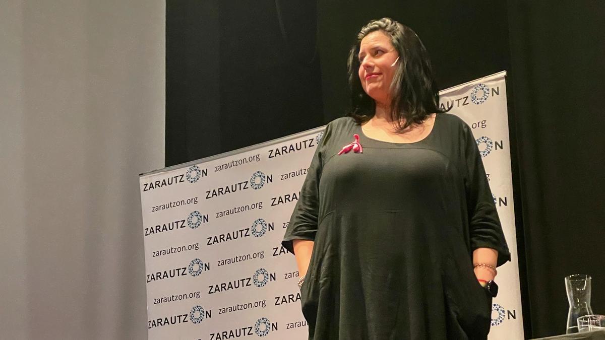 Laura Morán Fernández, psicóloga y sexóloga en la charla del martes organizada por ZarautzOn.
