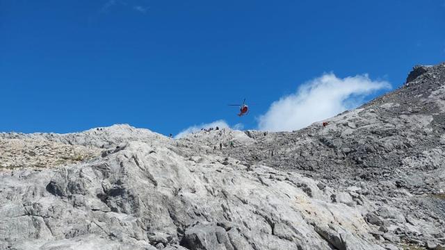 Imagen de archivo de un rescate en los Picos de Europa.