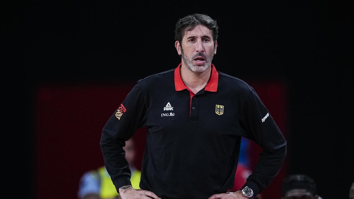 Álex Mumbrú dirigiendo a la selección alemana durante el Eurobasket. / EUROPA PRESS