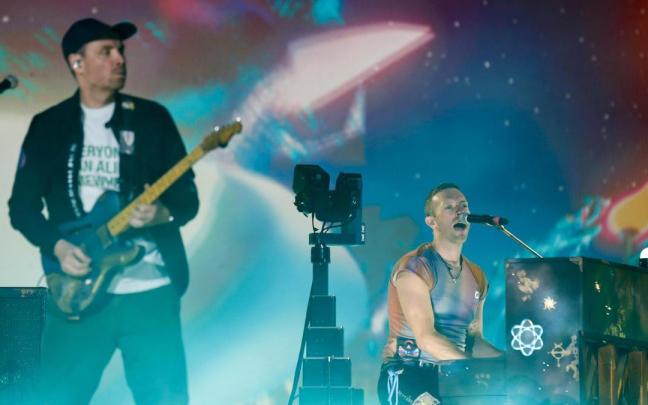 Coldplay en un concierto reciente en México Coldplay en un concierto reciente en México