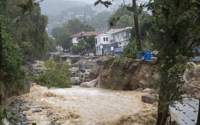 Los efectos de la tormenta 'Daniel' en la ciudad griega de Volos. Los efectos de la tormenta 'Daniel' en la ciudad griega de Volos.