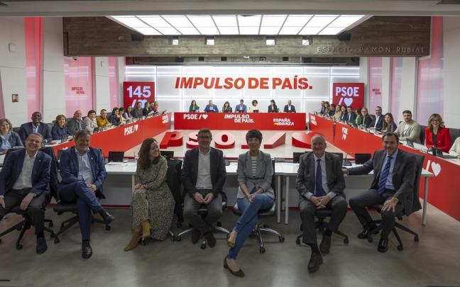 Reunión de la Ejecutiva Federal del PSOE.