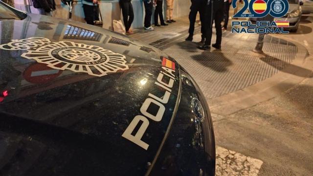 Intervención de la Policía Nacional.