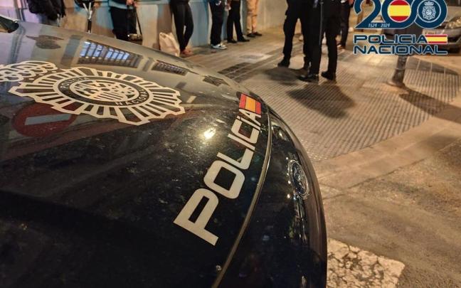 Intervención de la Policía Nacional.