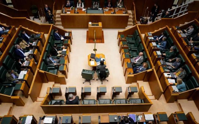 Imagen de archivo de un Pleno del Parlamento Vasco.