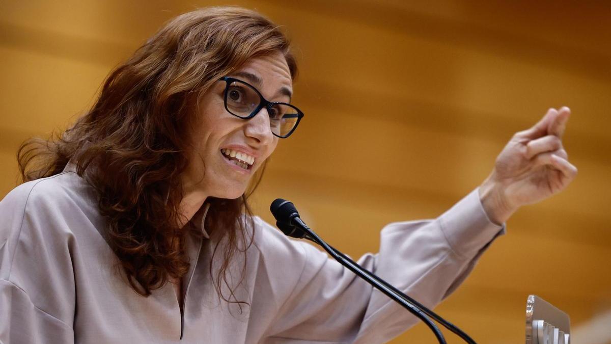 La ministra de Sanidad, Mónica García.