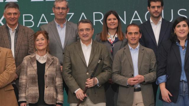 El nuevo presidente del EBB del PNV, Aitor Esteban, durante la IX Asamblea General del PNV / EP El nuevo presidente del EBB del PNV, Aitor Esteban, durante la IX Asamblea General del PNV