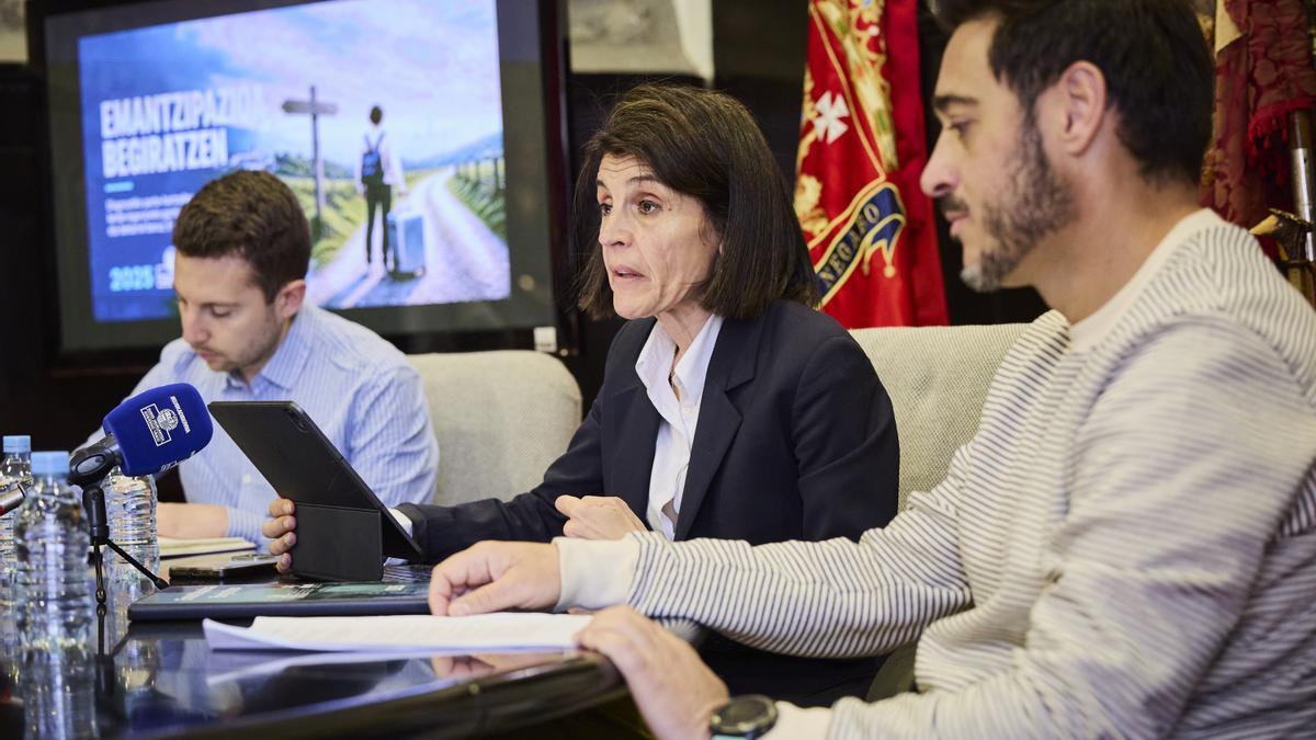 Melgosa ha presentado el informe Emantzipazioa Begiratzen, un diagnóstico participativo sobre juventud rural en Euskadi.