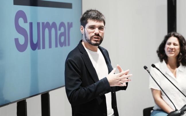 El diputado de Sumar por Bizkaia, Lander Martínez.