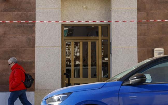 Vivienda de Valencia en la que se ha producido el crimen.