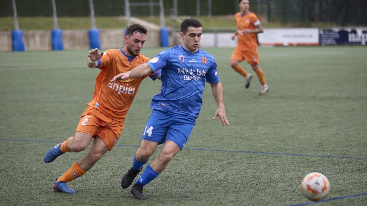 Disputa en un partido del Valle de Egüés Disputa en un partido del Valle de Egüés