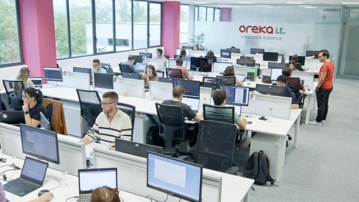 Oficina de Oreka IT en Gasteiz.