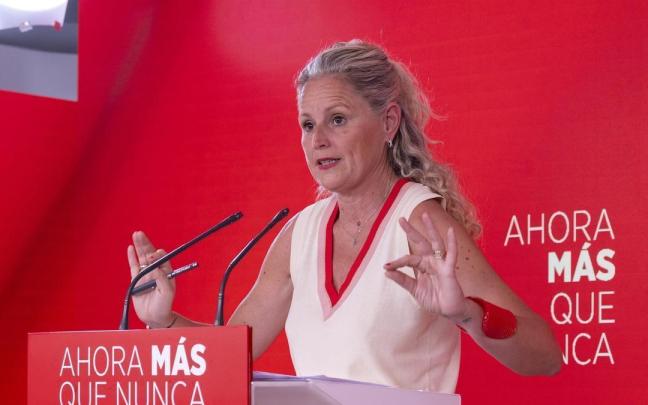 Montse Mínguez, portavoz del PSOE