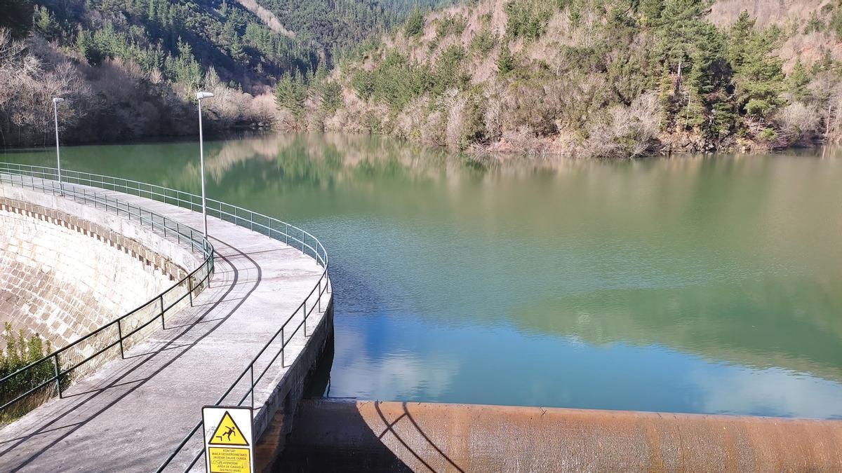 Embalse de Zollo, en Arrankudiaga, en Bizkaia