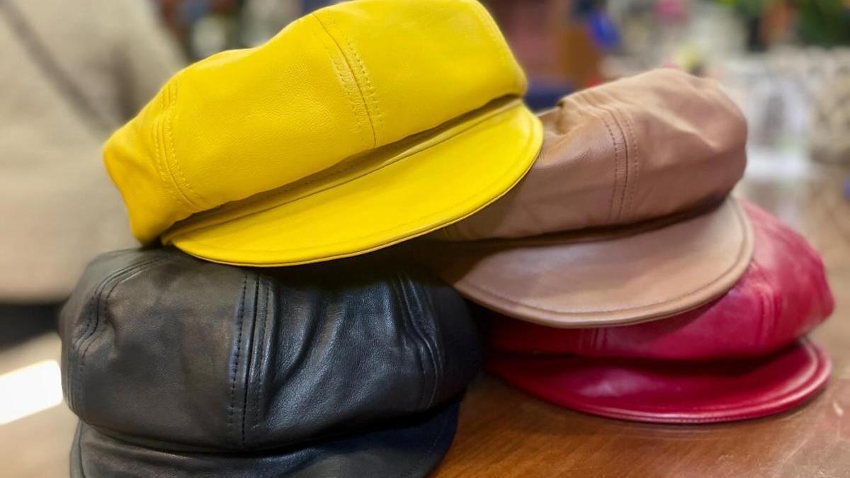 Gorras irlandesas de piel de Sombreros Gorostiaga.