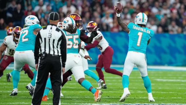 En imágenes: Los Dolphins ganan en la prórroga (16-13) a los Commanders en el histórico primer partido de la NFL en España