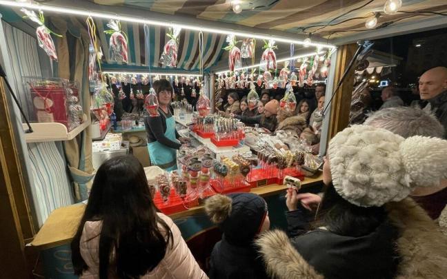 Uno de los puestos del último Mercado de Navidad