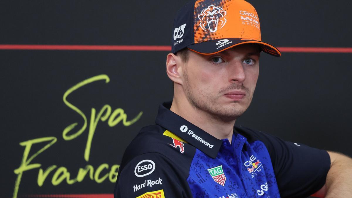 Max Verstappen, en el marco del Gran Premio de Bélgica.