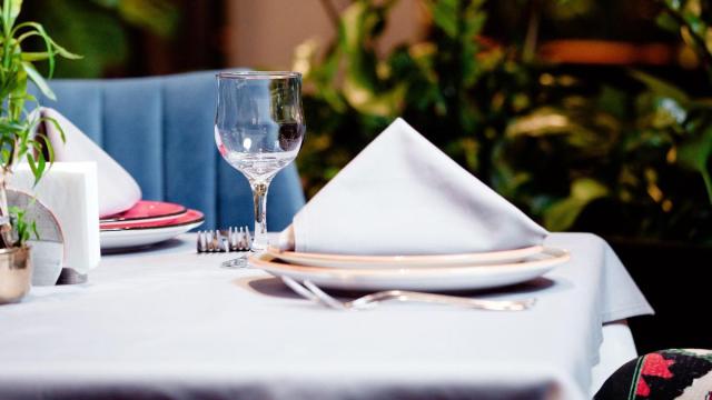 La mesa de un restaurante.