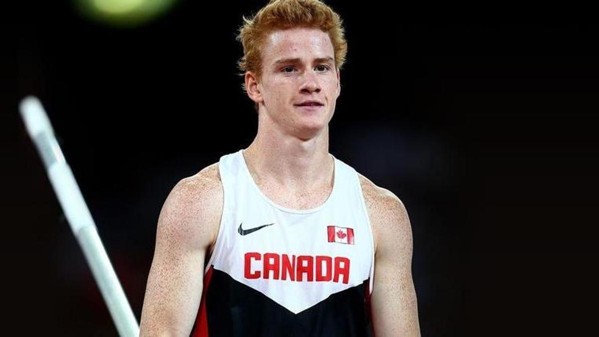 El atleta canadiense Shawn Barber.