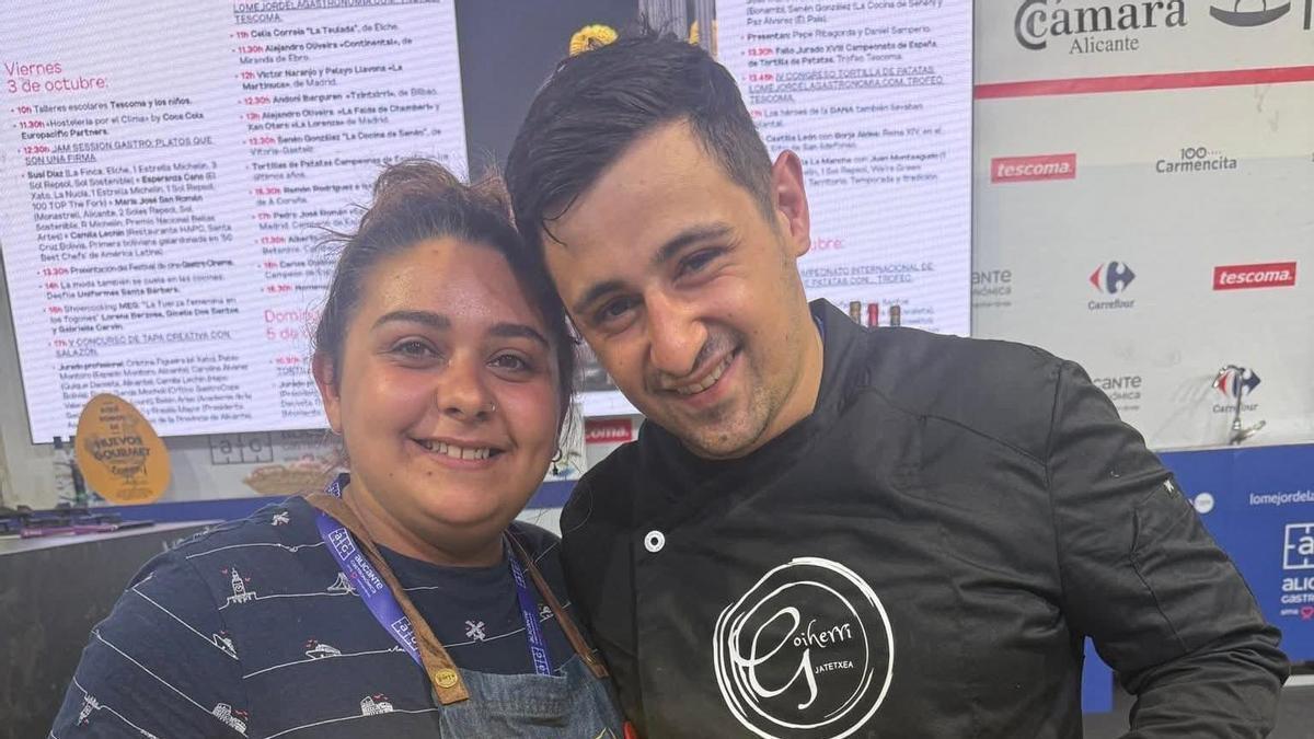 Amaia Estalayo y Jon Agirre.