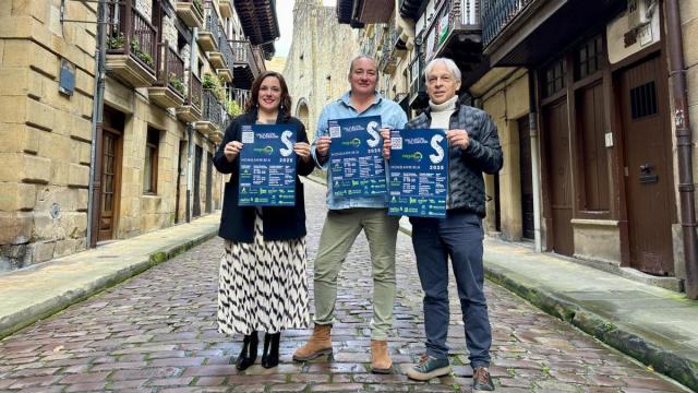 Arantxa Garin, Nagusilaneko ordezkaria, Lupe Queiruga, Kirol zinegotzia, eta Juanan Garcia, Sport Mundiko ordezkaria.