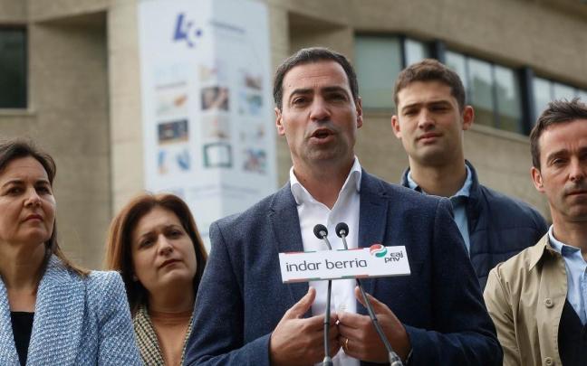 El candidato del PNV a lehendakari, Imanol Pradales.