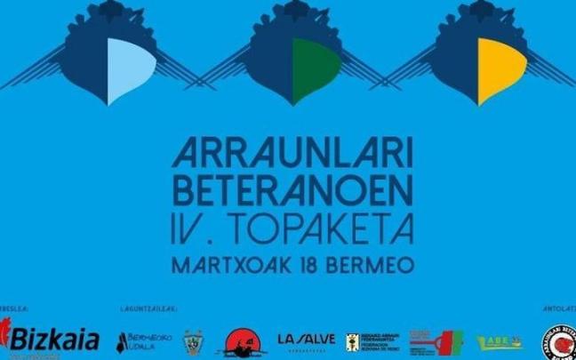 Arraunlari Beteranoen IV. Topaketaren kartela.