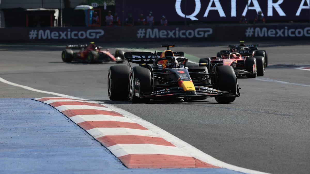 Max Verstappen en el Gran Premio de México de Fórmula 1