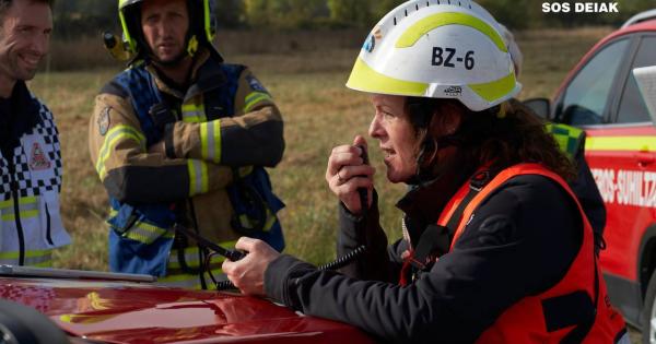 Simulacro de accidente aéreo en el aeropuerto de Foronda. Foto: Departamento de Seguridad del Gobierno Vasco
