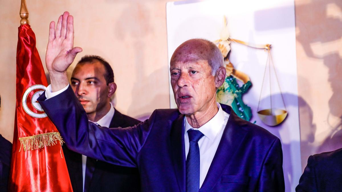 Kais Saied, presidente de Túnez, en una imagen de archivo.