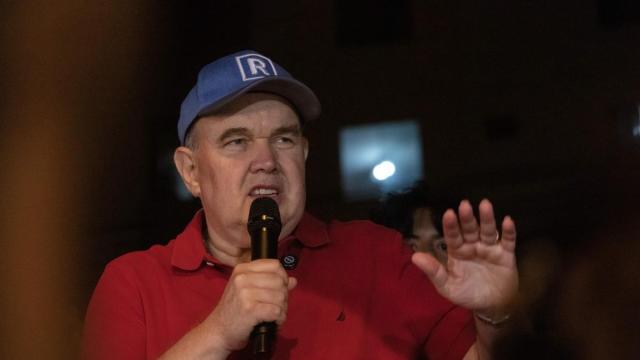 El candidato ultraderechista Rafael López Aliaga